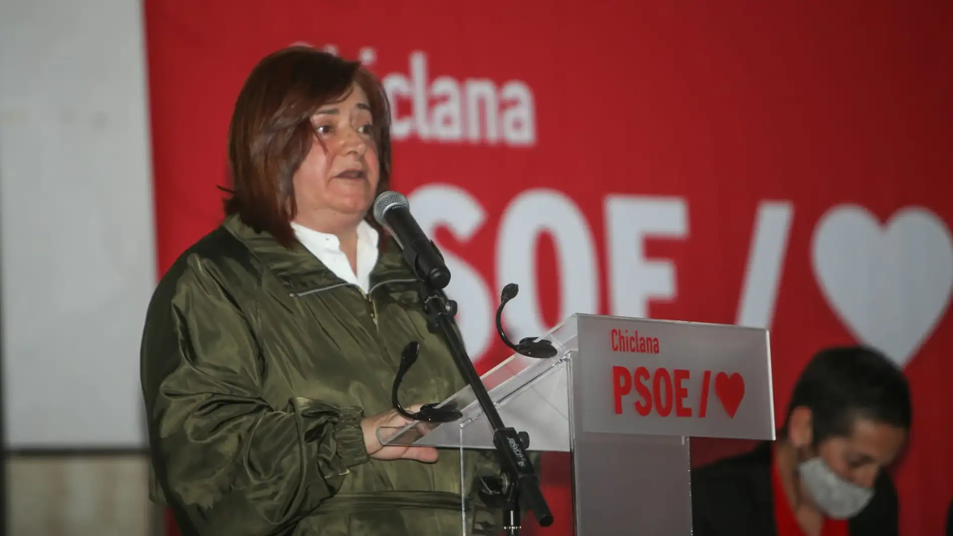 Cándida Verdier, secretaria general del PSOE de Chiclana