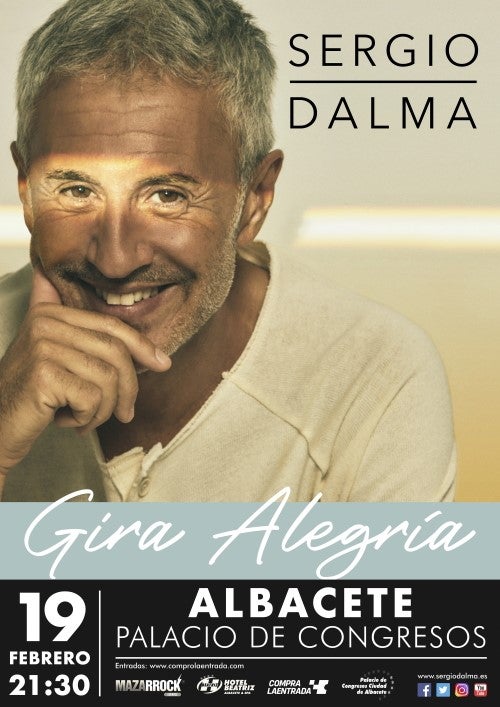 Sergio Dalma trae su “Alegría” a Albacete el sábado 19 de febrero Sergio Dalma trae su “Alegría” a Albacete el sábado 19 de febrero