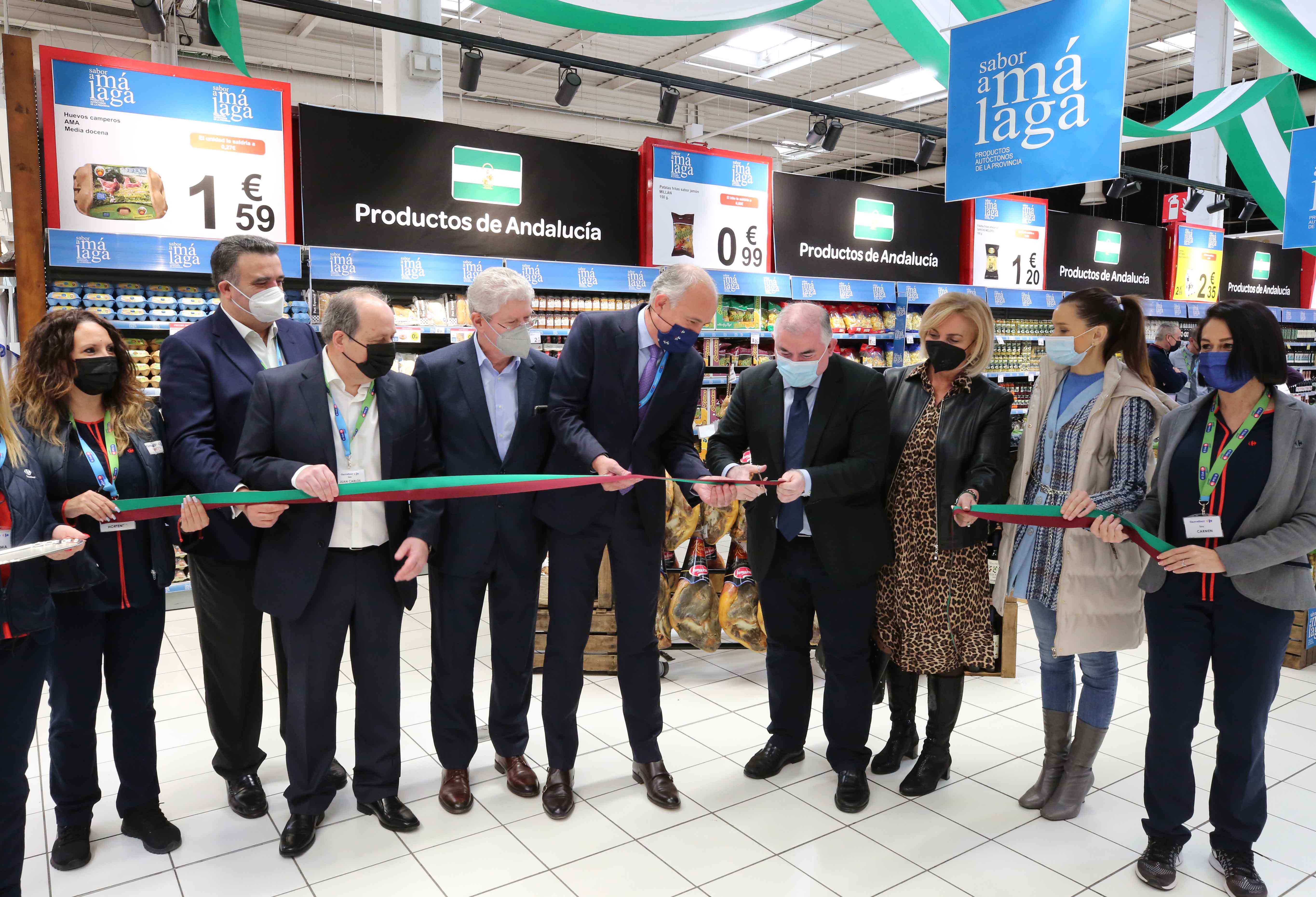 Los productos ‘Sabor a Málaga’ contarán con un espacio privilegiado en los Carrefour de la provincia Los productos ‘Sabor a Málaga’ contarán con un espacio privilegiado en los Carrefour de la provincia