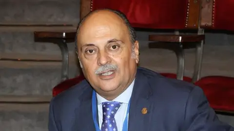 Pedro Hidalgo, presidente del Colegio de Médicos de Badajoz Pedro Hidalgo, presidente del Colegio de Médicos de Badajoz