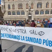 Concentración por la sanidad pública en León Concentración por la sanidad pública en León