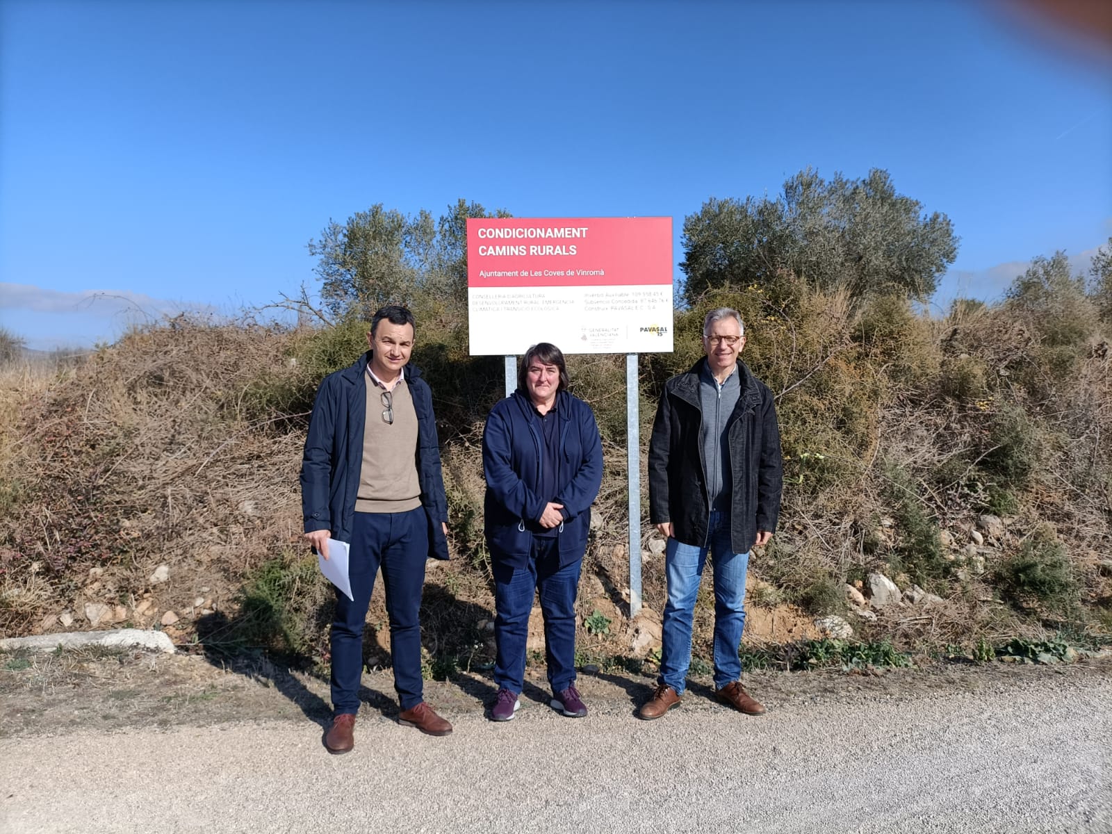 La Generalitat mejora 8 caminos rurales de la Plana Alta y el Maestrat La Generalitat mejora 8 caminos rurales de la Plana Alta y el Maestrat