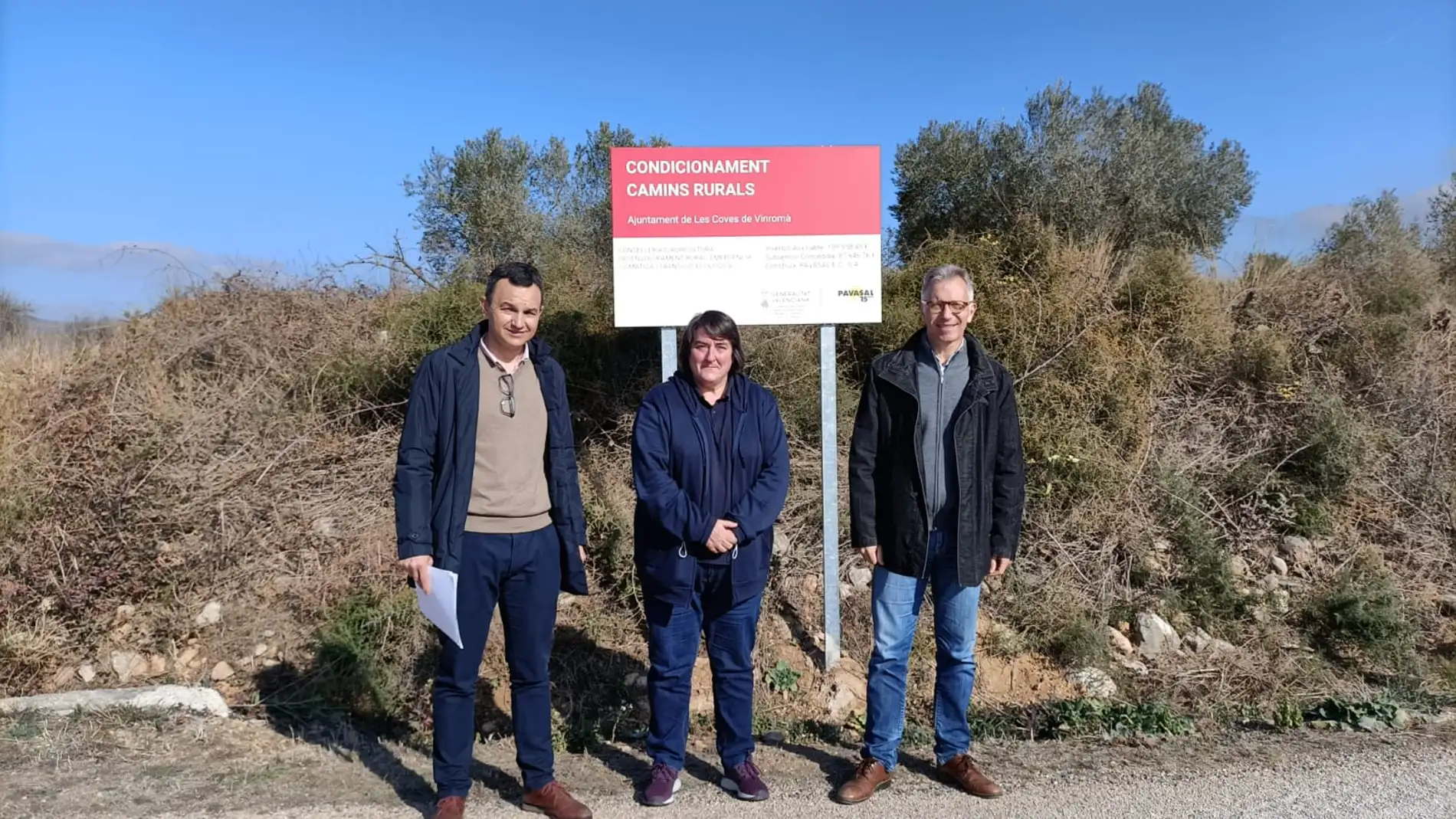 La Generalitat mejora 8 caminos rurales de la Plana Alta y el Maestrat 