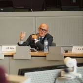Manuel Baltar presenta la estrategia provincial de fondos UE a la comisaria de demografía