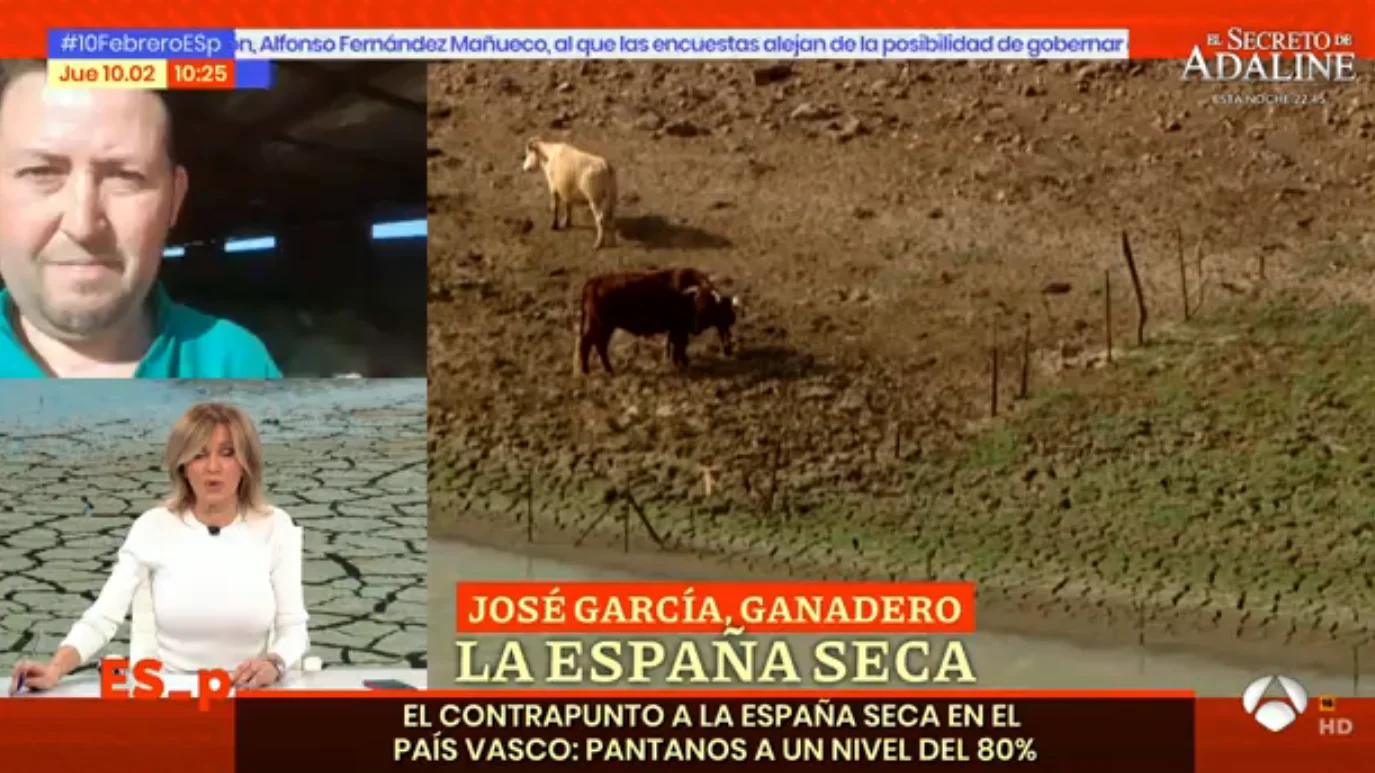 José García De Mateos, ganadero de Ciudad Real, interviene en Espejo Público José García De Mateos, ganadero de Ciudad Real, interviene en Espejo Público