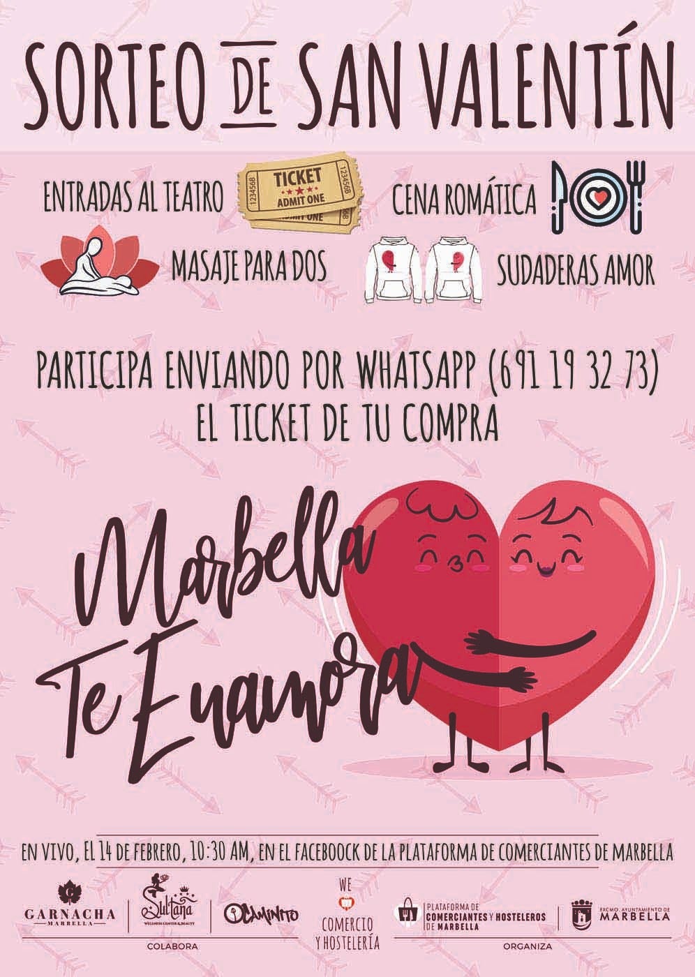 Una asociación de comerciantes de Marbella incentiva las compras y el consumo para San Valentín Una asociación de comerciantes de Marbella incentiva las compras y el consumo para San Valentín