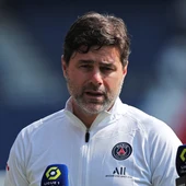 El técnico del París Saint Germain, Mauricio Pochettino El técnico del París Saint Germain, Mauricio Pochettino