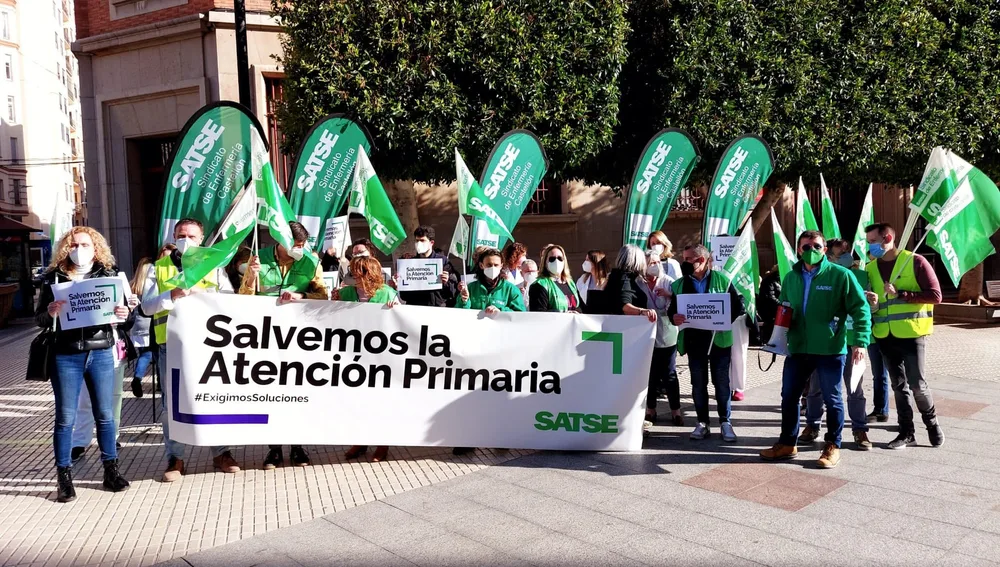 Concentración SATSE en Castellón