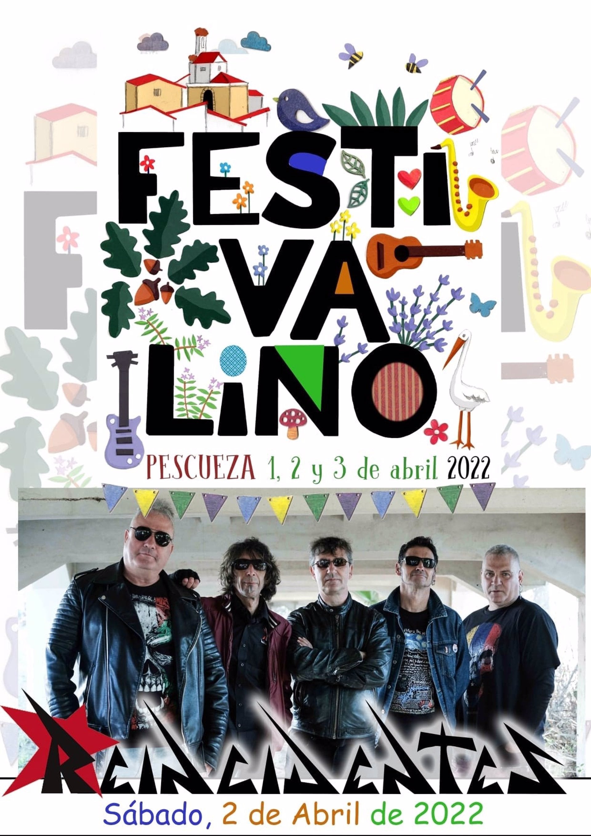 El Festivalino de Pescueza confirma la presencia del grupo Reincidentes en su edición de 2022 El Festivalino de Pescueza confirma la presencia del grupo Reincidentes en su edición de 2022