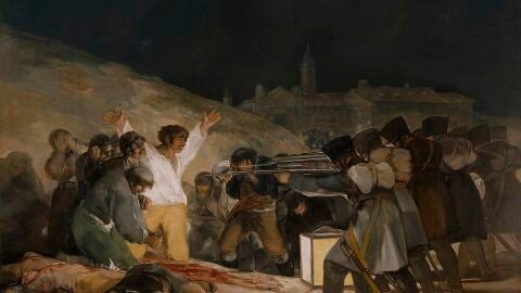 Los fusilamientos del 3 de mayo, pintura de Goya
