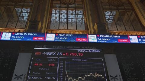 Imagen de la Bolsa espa&ntilde;ola