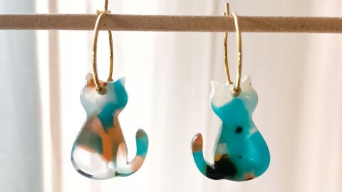 Pendientes de gatos Sheena de venta en furryvonpurry.com