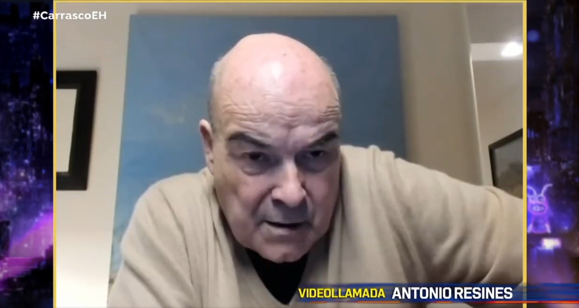 Antonio Resines reaparece en 'El Hormiguero' y relata su lucha contra el Covid: "Es algo muy serio, que todo el mundo se vacune por favor" Antonio Resines reaparece en 'El Hormiguero' y relata su lucha contra el Covid: "Es algo muy serio, que todo el mundo se vacune por favor"