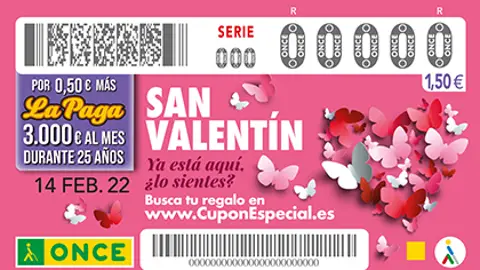 Sorteo de San Valentín de la ONCE Sorteo de San Valentín de la ONCE