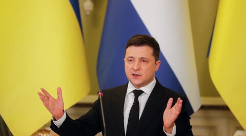 El presidente de Ucrania, Volodimir Zelenski