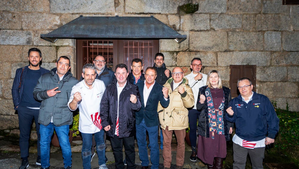 Reunion de Martín Berasategui con hostaleiro