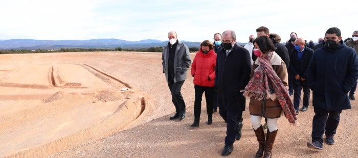 Las obras del regadío de Sarrión finalizarán en 2023 Las obras del regadío de Sarrión finalizarán en 2023