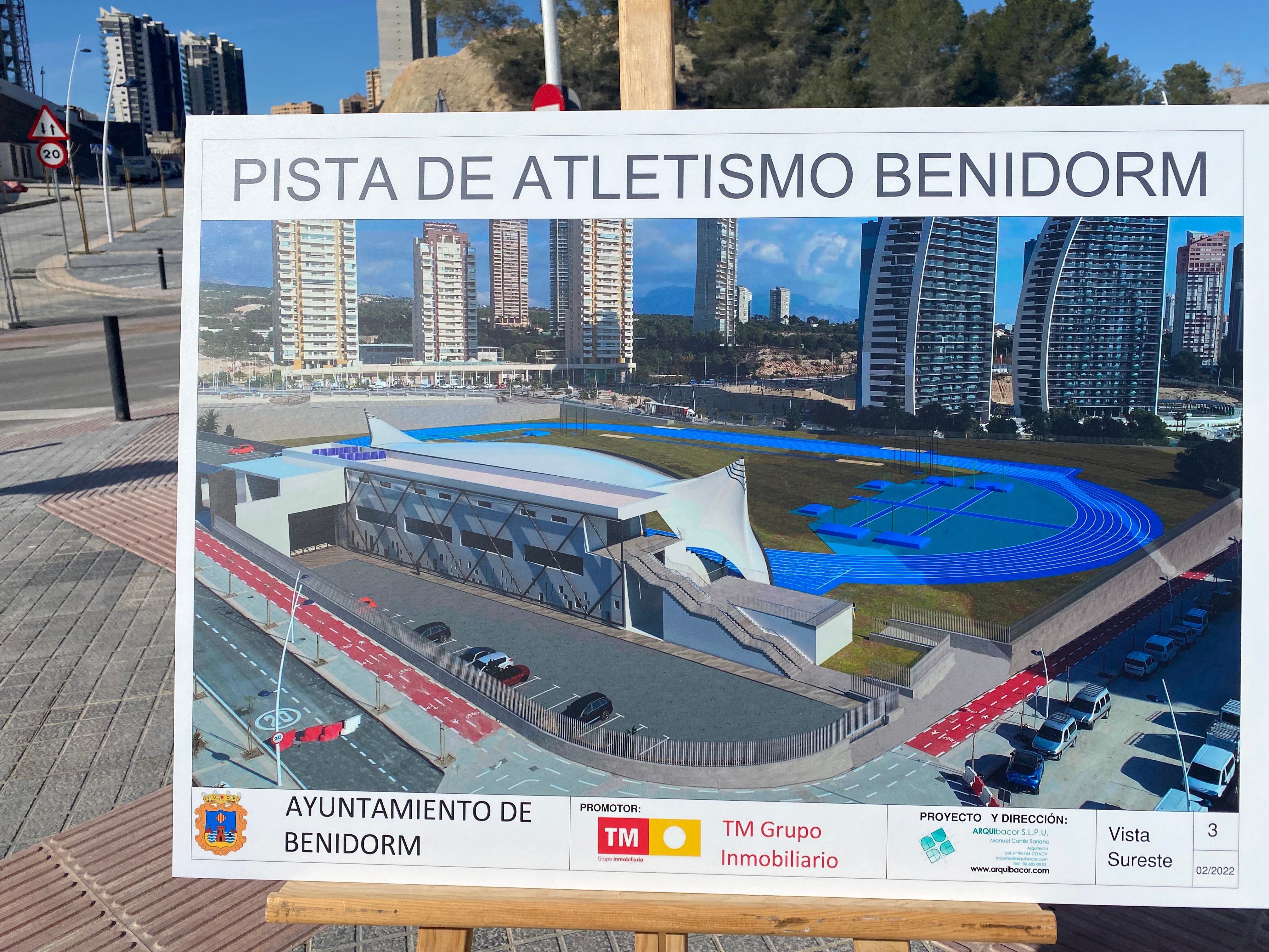 Benidorm invertirá 5 millones en construir una nueva pista de atletismo en Poniente Benidorm invertirá 5 millones en construir una nueva pista de atletismo en Poniente