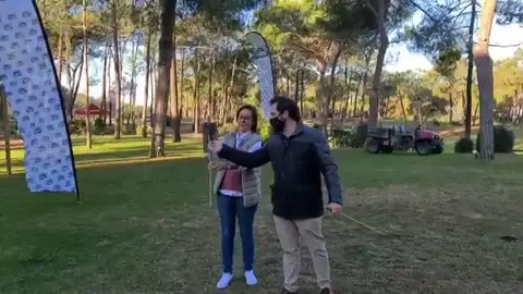 Salida al tiro de los jugadores al campo Salida al tiro de los jugadores al campo