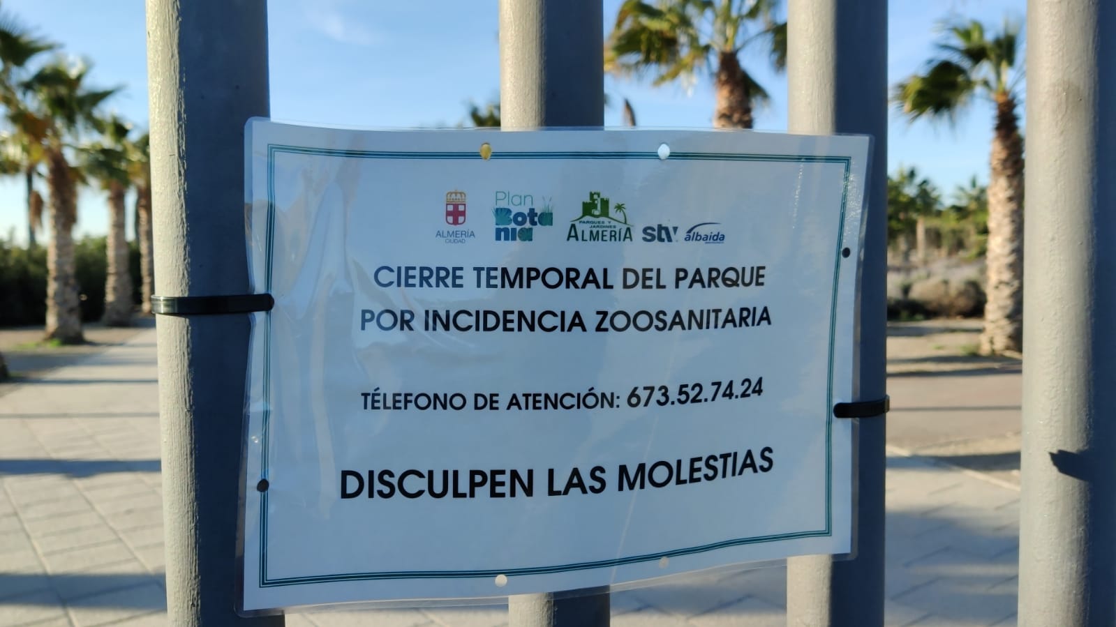 El Parque del Andarax vuelve a reabrir sus puertas tras la existencia de jabalíes en su interior El Parque del Andarax vuelve a reabrir sus puertas tras la existencia de jabalíes en su interior