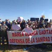 Vecinos concentrados en El Puerto Vecinos concentrados en El Puerto