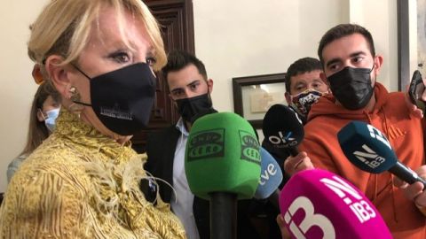 La ex presidenta de la Comunidad de Madrid, Esperanza Aguirre, en Palma La ex presidenta de la Comunidad de Madrid, Esperanza Aguirre, en Palma