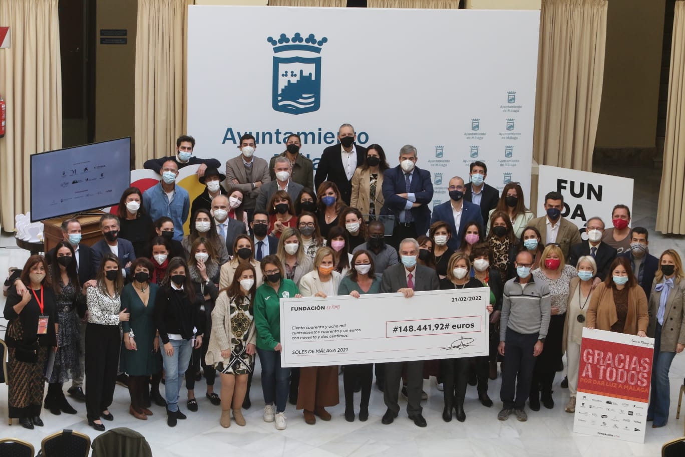Fundación El Pimpi reparte más de 148.000 euros entre las entidades beneficiarias de Soles de Málaga 2021 Fundación El Pimpi reparte más de 148.000 euros entre las entidades beneficiarias de Soles de Málaga 2021