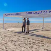 Benidorm mejora el punto de Playas Accesibles de La Cala Benidorm mejora el punto de Playas Accesibles de La Cala