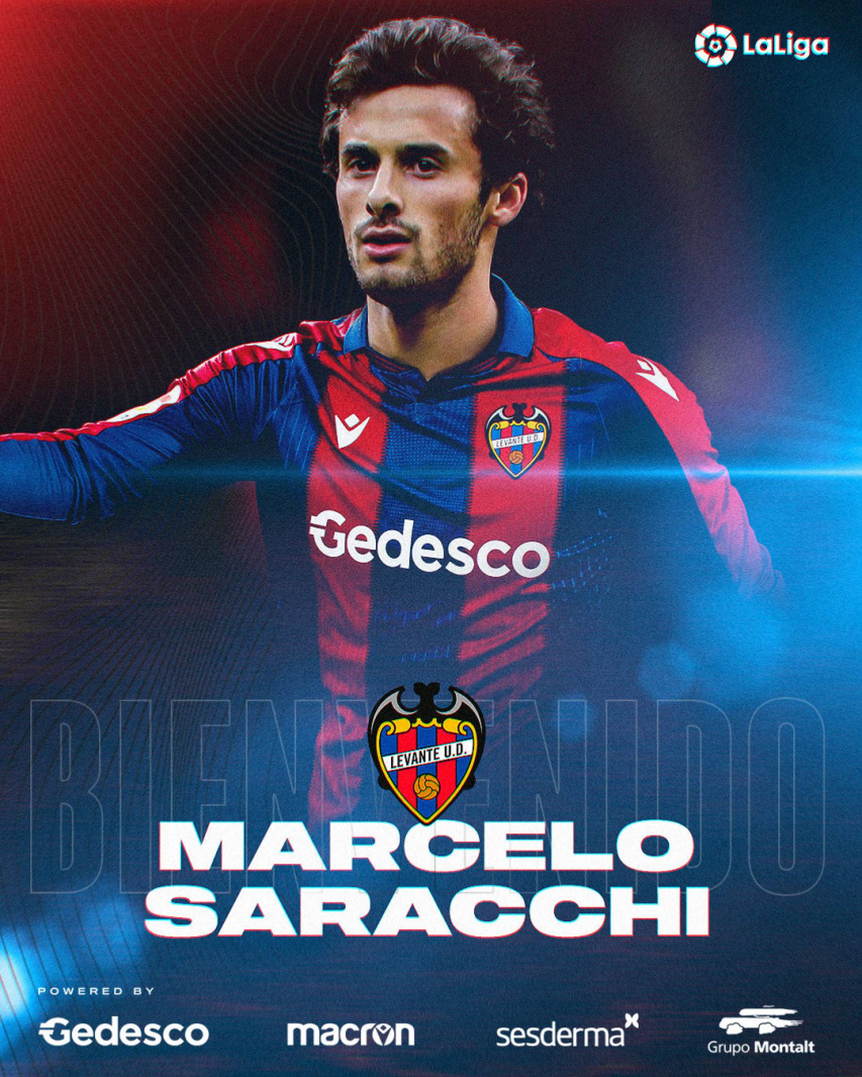 Marcelo Saracchi se convierte en nuevo jugador del Levante UD Marcelo Saracchi se convierte en nuevo jugador del Levante UD