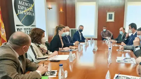 Las instituciones turolenses han firmado el protocolo de colaboración CANDIDATURA AGENCIA ESPACIAL