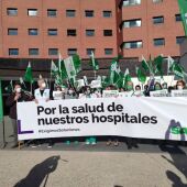 Concentración frente al Hospital de Ciudad Real