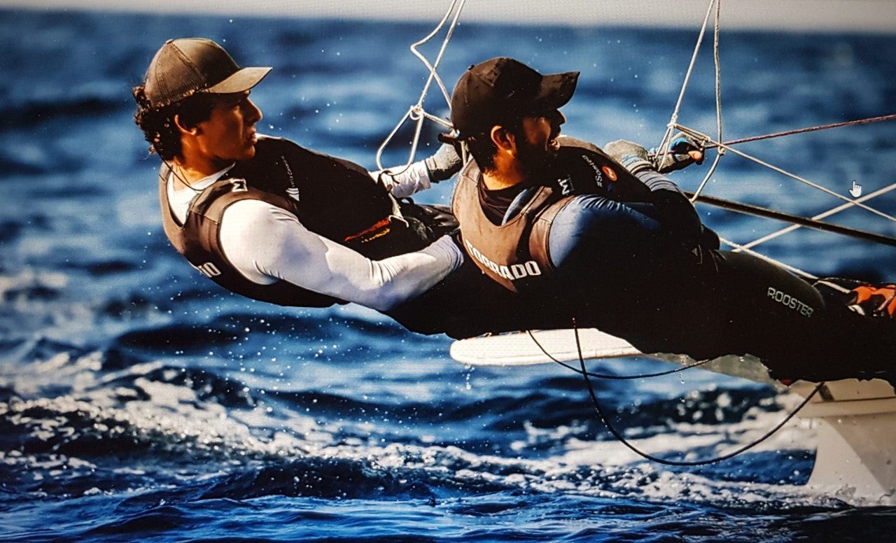 Antonio Torrado y Andres Barrio septimos en 49ER regata para clases olímpicas Antonio Torrado y Andres Barrio septimos en 49ER regata para clases olímpicas