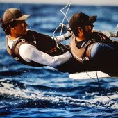 Antonio Torrado y Andres Barrio septimos en 49ER regata para clases olímpicas   