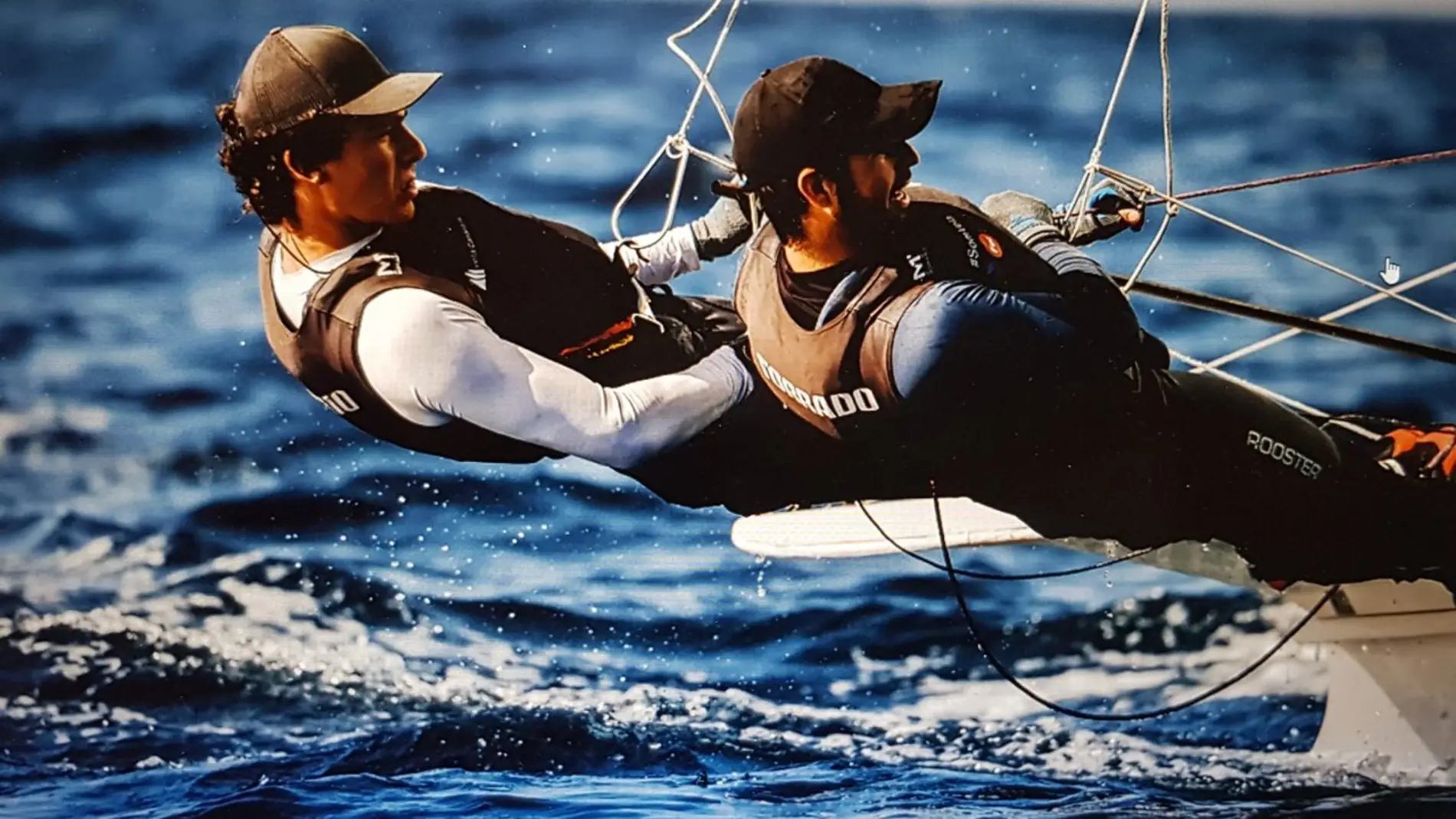 Antonio Torrado y Andres Barrio septimos en 49ER regata para clases olímpicas 