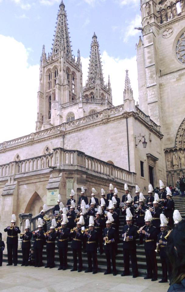 La banda de la Coronación de Espinas de Burgos tocará el Jueves Santo en Segovia La banda de la Coronación de Espinas de Burgos tocará el Jueves Santo en Segovia