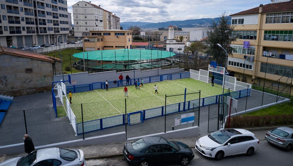  nova cancha multixogos do barrio da Milagrosa