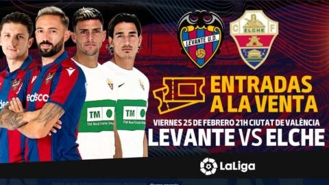 La afici&oacute;n del Elche llena la Grada Visitante y el Levante no enviar&aacute; m&aacute;s entradas.