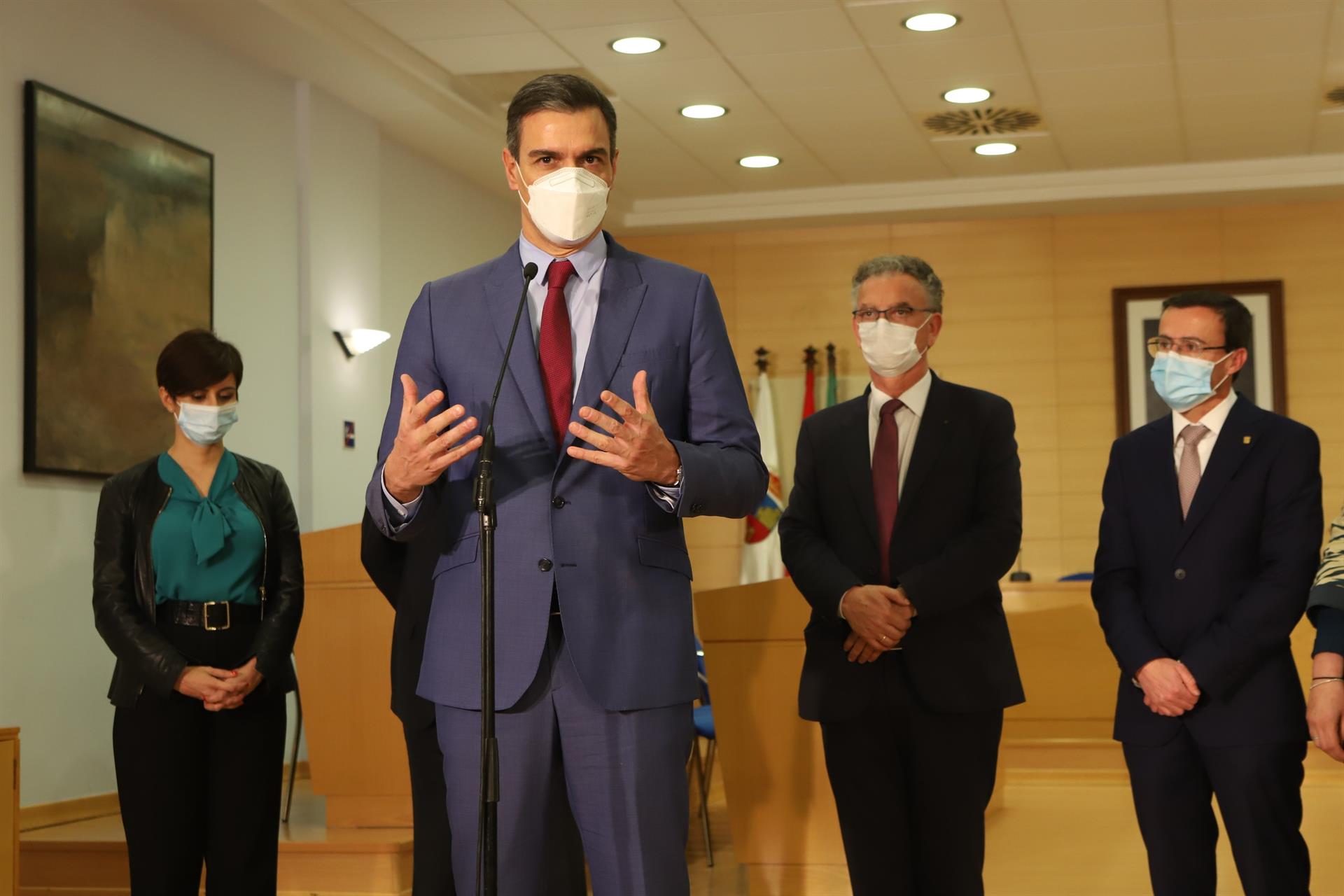 Pedro Sánchez felicita a los vecinos de Don Benito y Villanueva por la fusión Pedro Sánchez felicita a los vecinos de Don Benito y Villanueva por la fusión