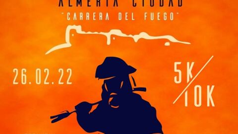 Bomberos carrera fuego