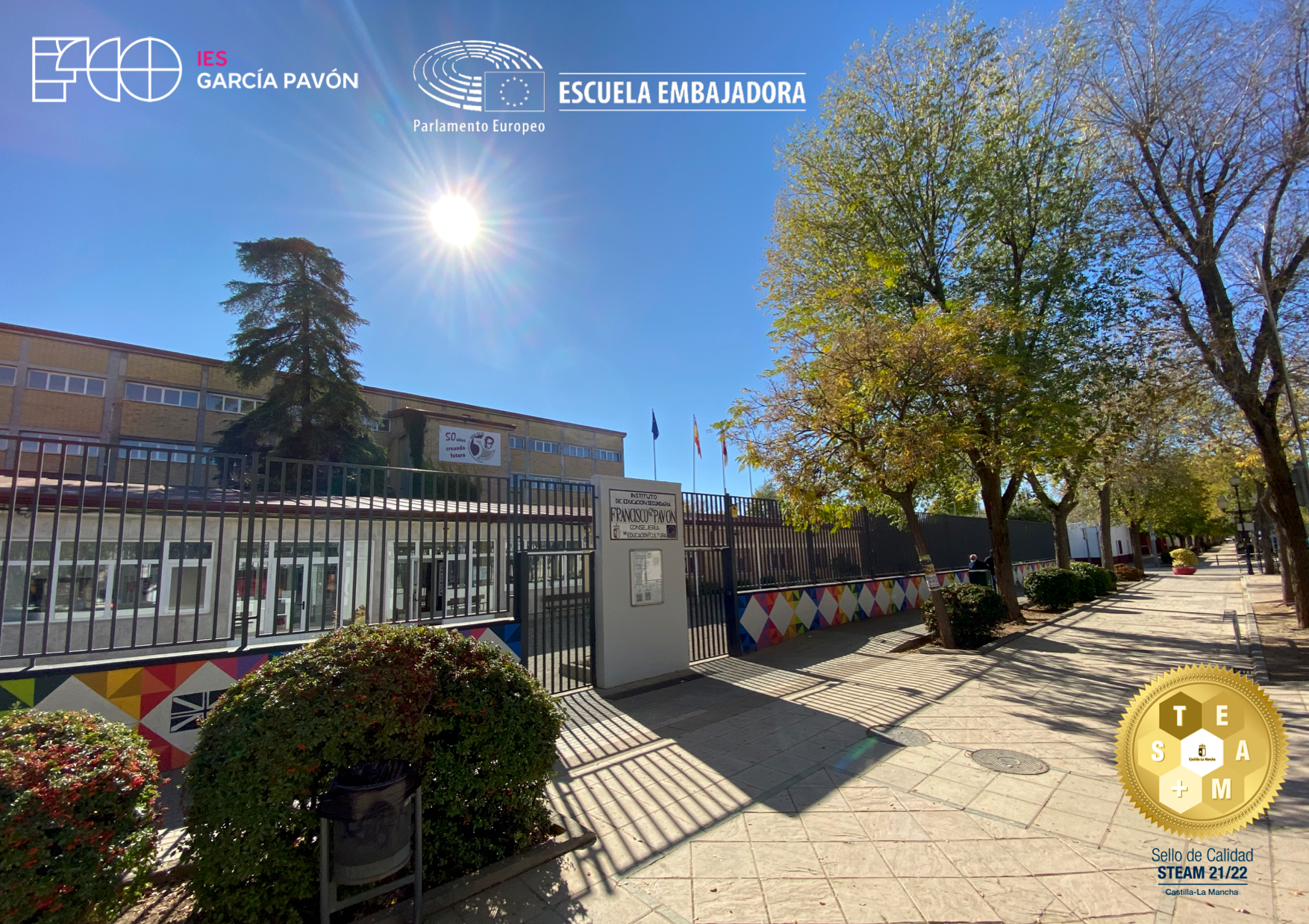 El IES Francisco García Pavón ha sido seleccionado e invitado a participar en el I Encuentro de Escuelas Embajadoras del Parlamento Europeo El IES Francisco García Pavón ha sido seleccionado e invitado a participar en el I Encuentro de Escuelas Embajadoras del Parlamento Europeo