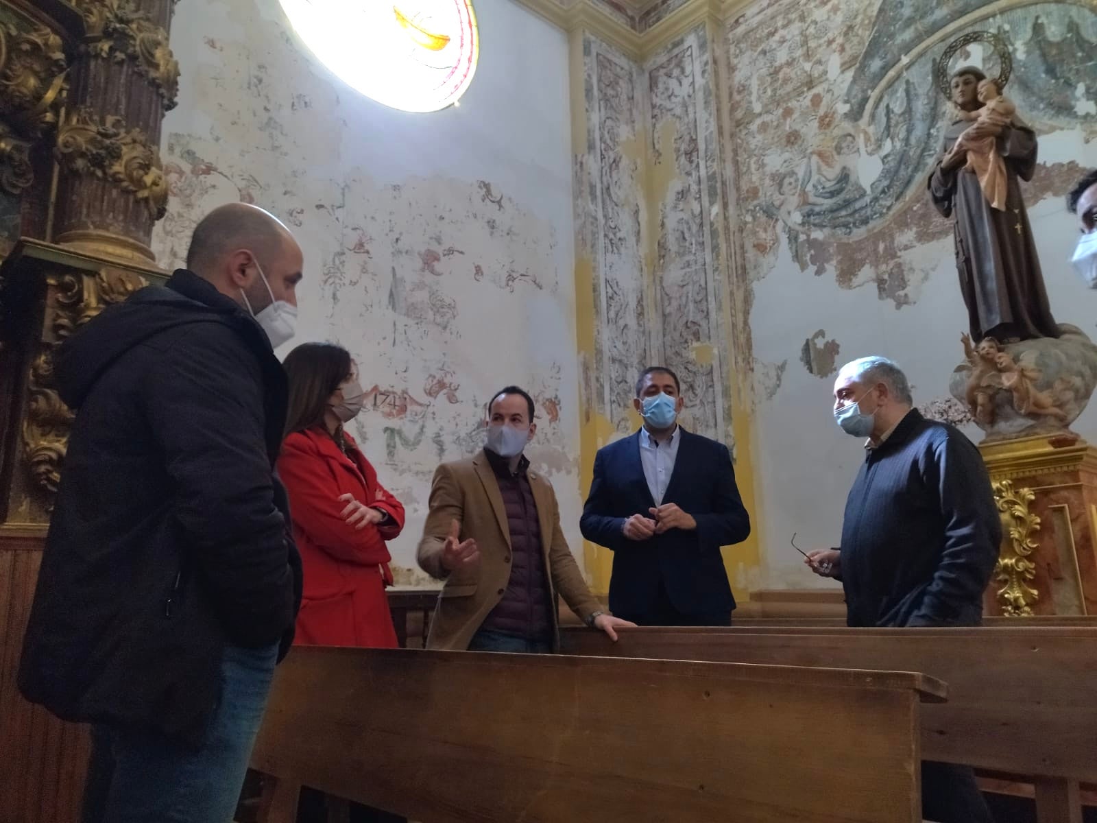 El Ayuntamiento de Herencia restaurará las pinturas barrocas halladas en la Parroquia Inmaculada Concepción El Ayuntamiento de Herencia restaurará las pinturas barrocas halladas en la Parroquia Inmaculada Concepción