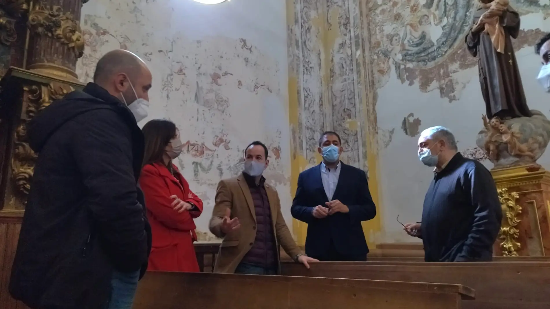 El Ayuntamiento de Herencia restaurará las pinturas barrocas halladas en la Parroquia Inmaculada Concepción