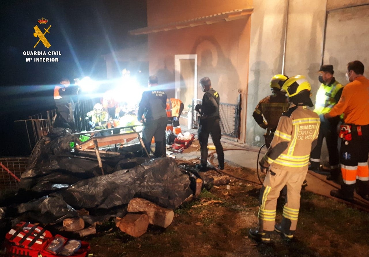 Un fallecido al incendiarse su vivienda en Lamata Un fallecido al incendiarse su vivienda en Lamata