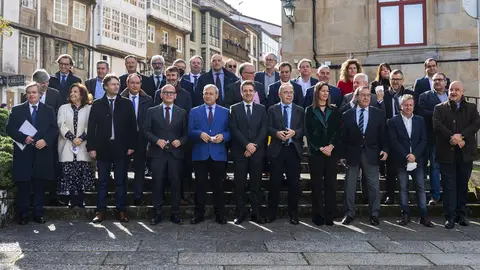 Lara Méndez presidenta do Eixo Atlántico Asamblea General celebrada en Santiago de Compostela