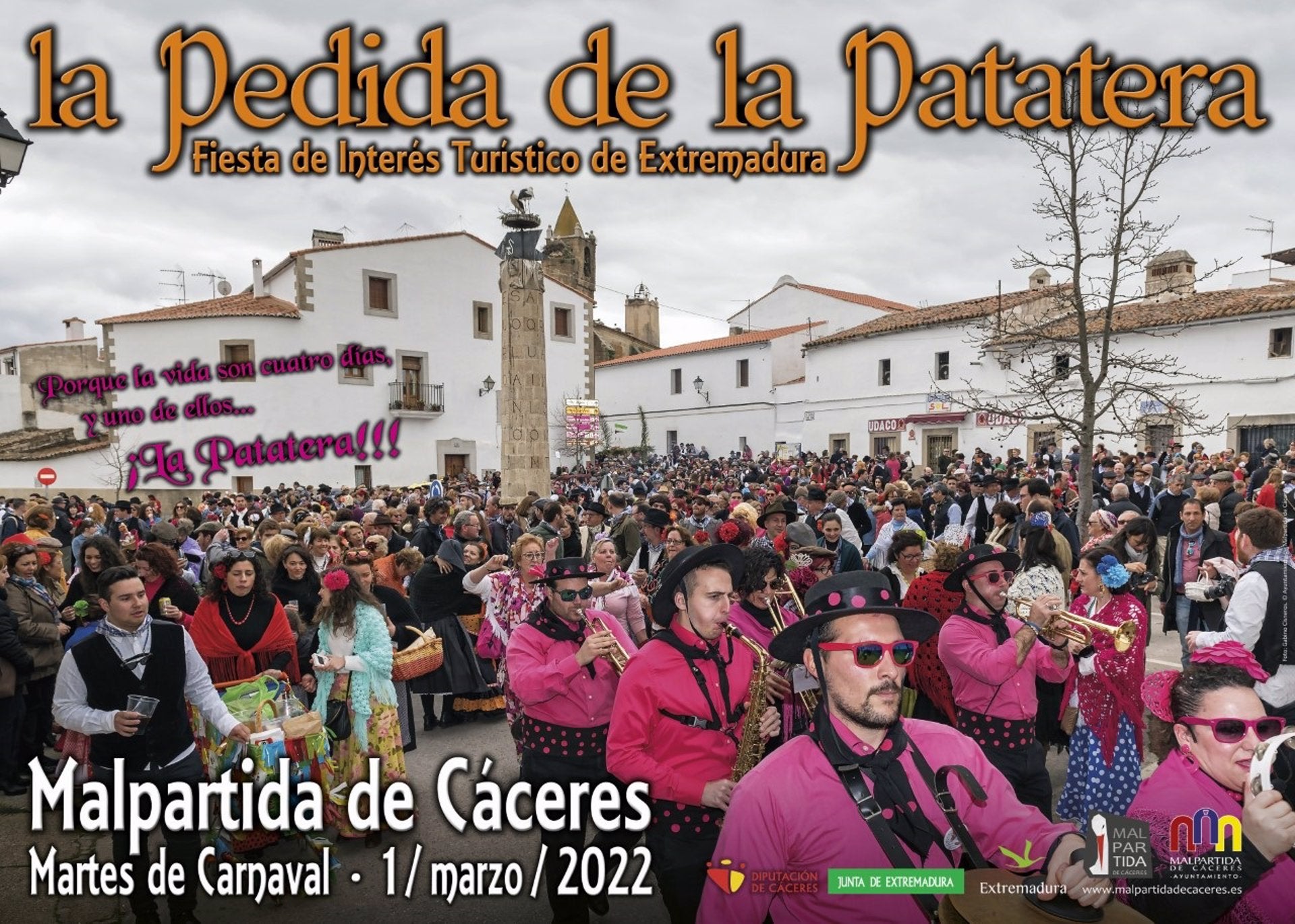 La fiesta de la Pedida de la Patatera regresa a Malpartida de Cáceres el 1 de marzo La fiesta de la Pedida de la Patatera regresa a Malpartida de Cáceres el 1 de marzo