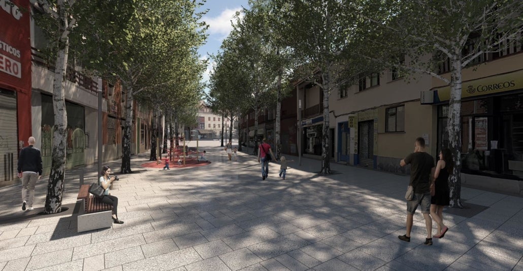 Se cierra al tráfico una de las principales arterias de Alcázar de San Juan Se cierra al tráfico una de las principales arterias de Alcázar de San Juan
