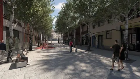 Se cierra al tráfico una de las principales arterias de Alcázar de San Juan Se cierra al tráfico una de las principales arterias de Alcázar de San Juan