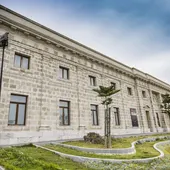 La casa de iberoamérica en una foto de archivo La casa de iberoamérica en una foto de archivo