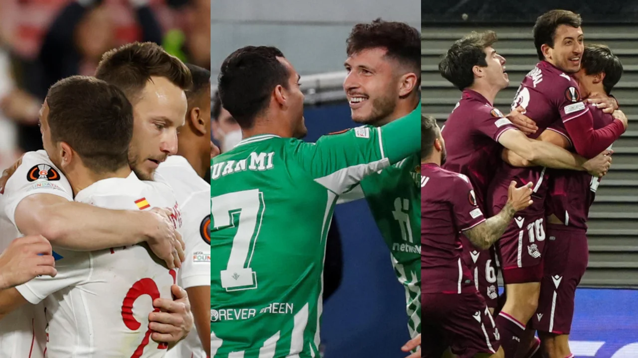 Sevilla, Betis y Real Sociedad, en busca de los octavos