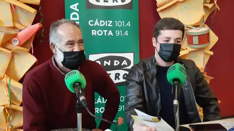 José Alberto Cruz y 'El Lejía', en Chiclana José Alberto Cruz y 'El Lejía', en Chiclana